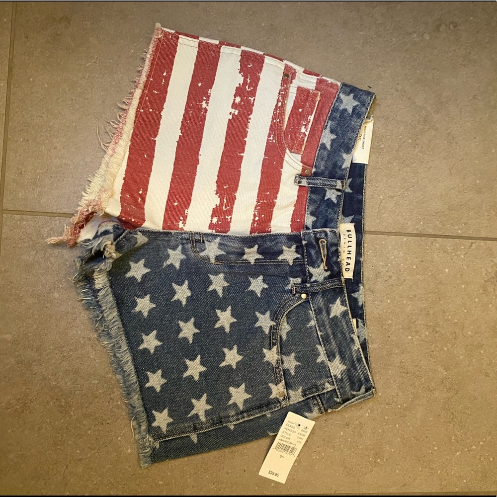 Bullhead Denim Co. from Pacsun American Flag shorts. Never worn!